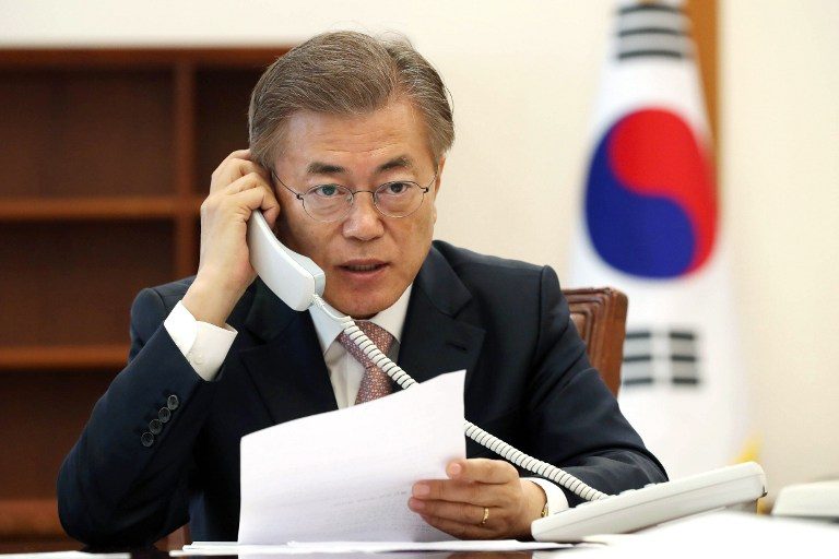 New South Korean president in calls with China, Japan leaders