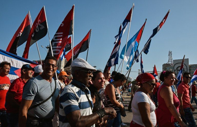 Cuba stages last May Day parade under Castro
