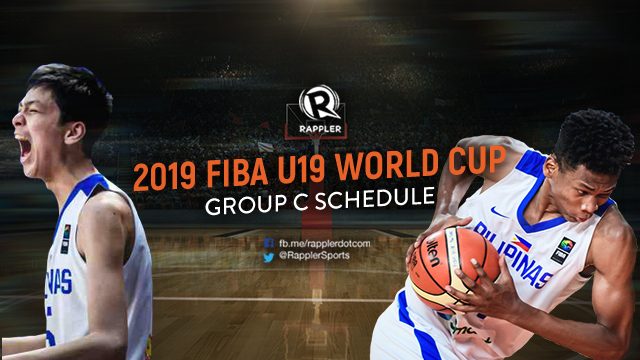 GAME SCHEDULE: Gilas Youth at FIBA U19 World Cup 2019