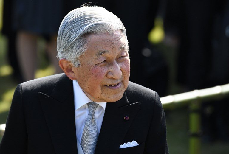 Japan’s former emperor briefly loses consciousness
