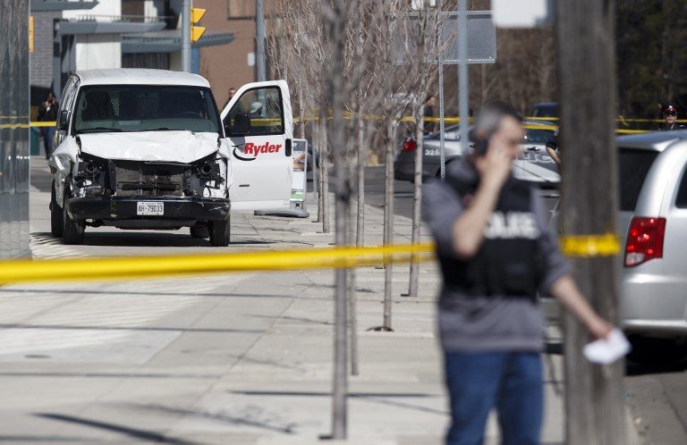 Van plows into Toronto crowd in ‘deliberate’ act, leaving 10 dead
