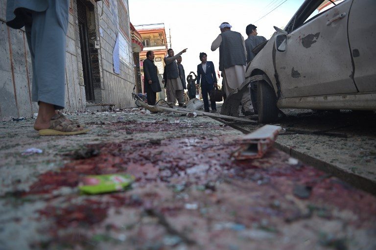 Suicide attack on Kabul voter registration center kills 57