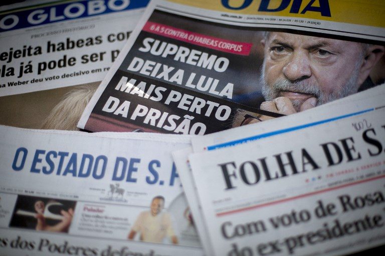 Brazil’s Lula given 24 hours to start prison sentence