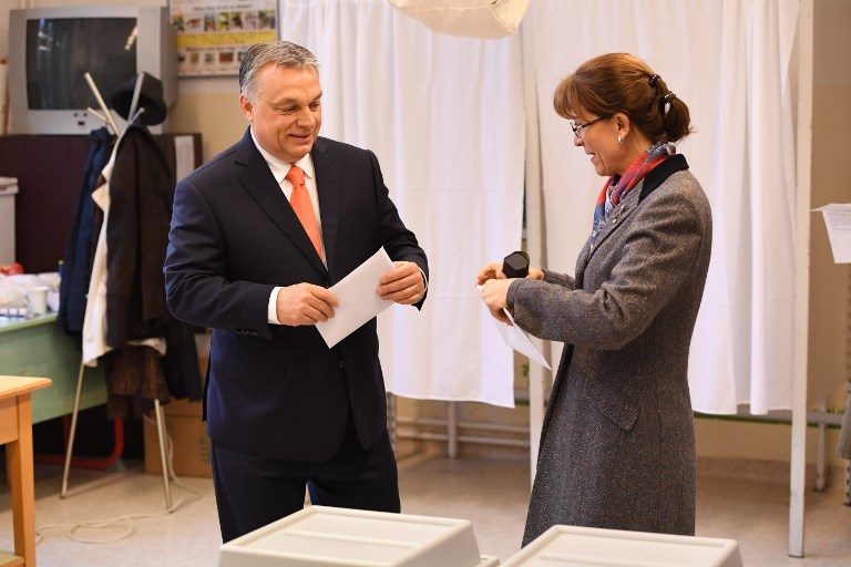 Hungarians vote in keenly-watched poll