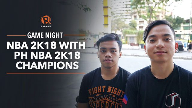 Rappler Game Night: ‘NBA 2K18’ with 2K18 PH champions