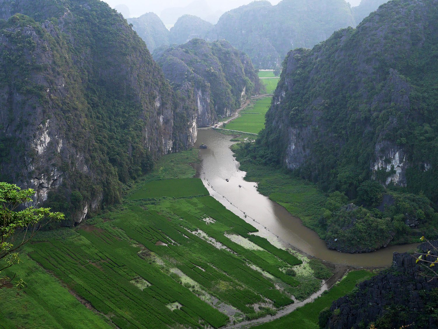 ENJOY THE VIEW. The view from the top of Mua Caves, Ninh Binh. Photo by Jona Bering/Rappler  