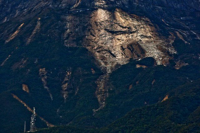 Hopes fade as crews search ‘river of stones’ on Mount Kinabalu