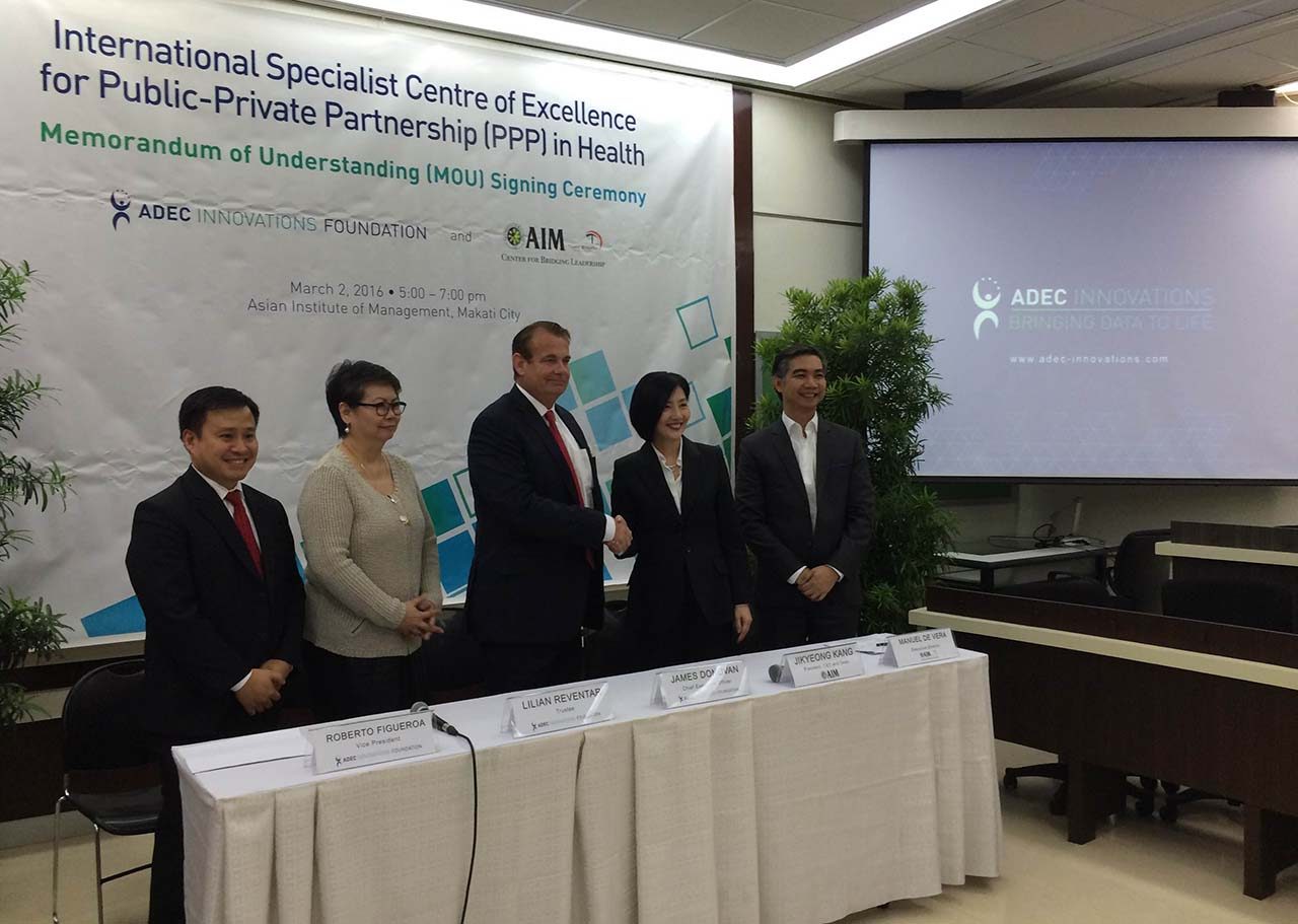 AIM, ADEC Innovations partner on research lab for ‘next wave’ PPPs