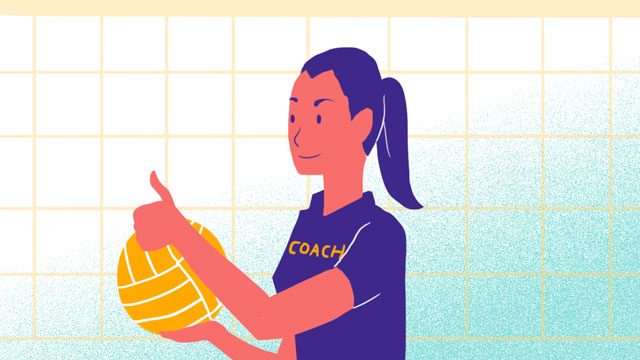 PASSION. Jia Morado uses her time to help Filipino volleyball coaches hone their craft through Solid Seven.  