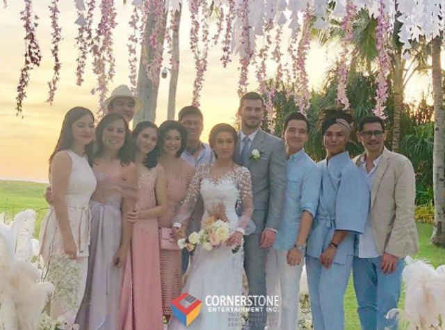 LOOK: Celebrities at Rachelle Ann Go, Martin Spies wedding in Boracay