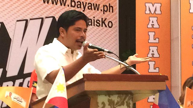 RUNNING FOR PRESIDENT. Jun Sabayton plays different types of candidates for TV5's election advocacy campaign called 'B.A.Y.A.W for President.' Photo by Alexa Villano/Rappler 