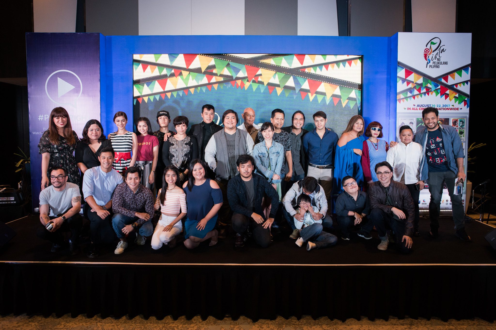 FILM INDUSTRY. The directors, actors, and executives behind the Pista ng Pelikulang Pilipino. Photo by Martin San Diego/Rappler 