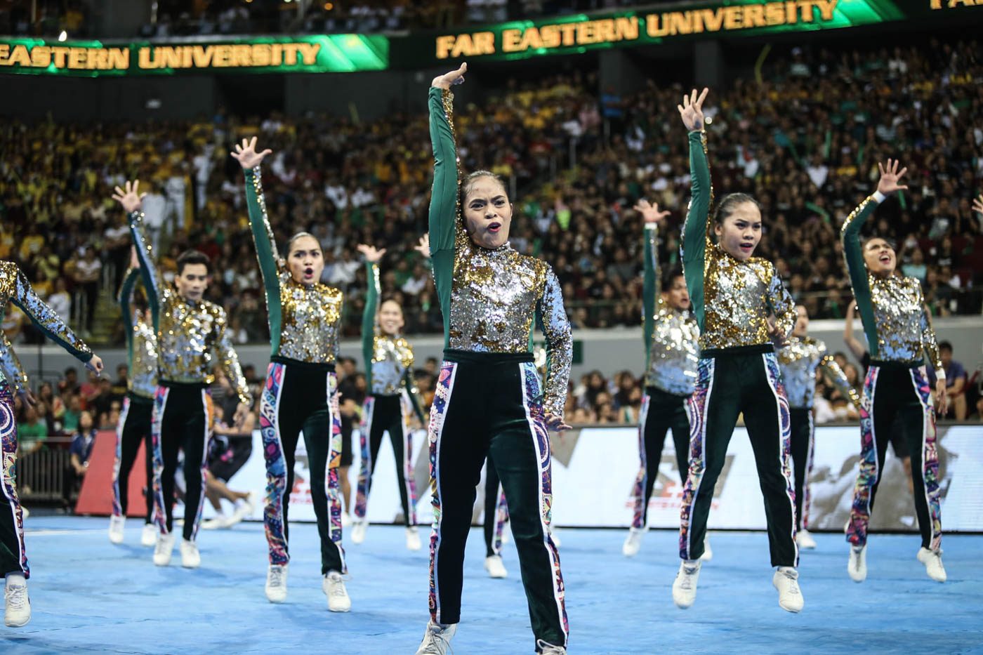 DO YOU REMEMBER? It isn't September, but FEU sure danced its hearts out this November! Photo by Josh Albelda/Rappler  