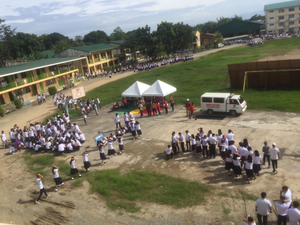 SAN MIGUEL NATIONAL HIGH SCHOOL IN SAN MIGUEL, BULACAN. Photo from Cyrus Dantes 