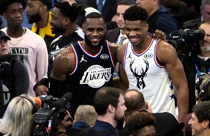 LeBron, Giannis highlight NBA All-Star starters