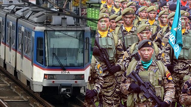 Soldiers to get free MRT rides starting April 25