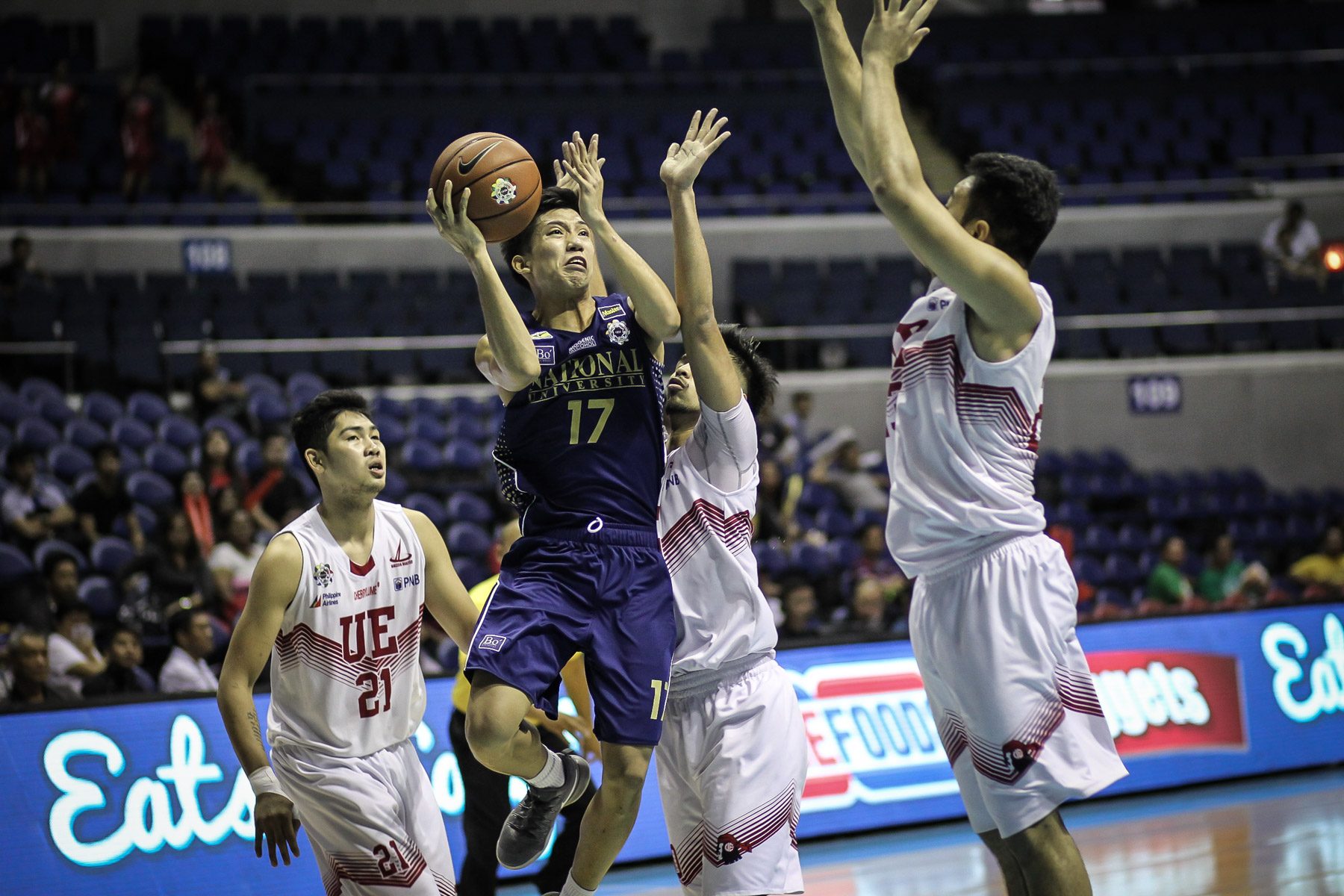 NU snaps 6-game slide with win over UE