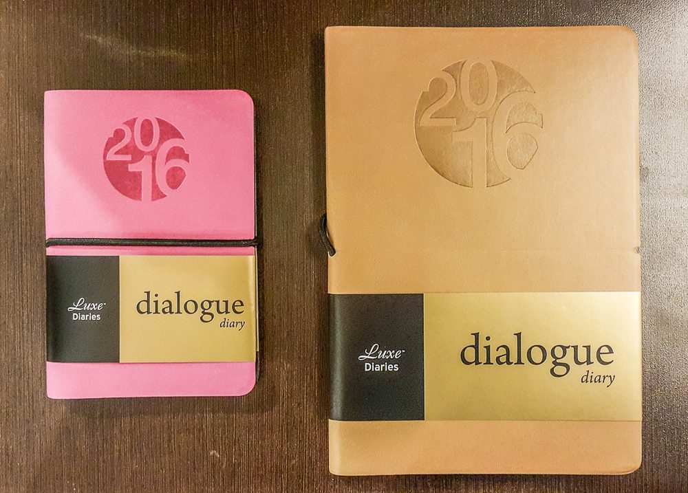 Dialogue diary by Luxe Diaries, P450 (large), P299 (small) at Fully Booked. Photo by Wyatt Ong/Rappler  