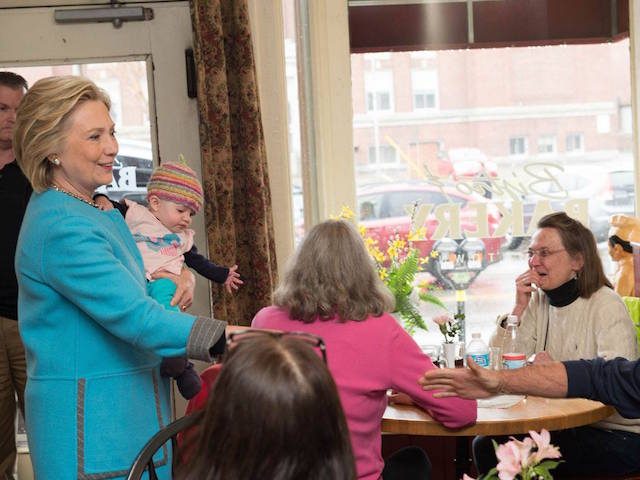 Hillary Clinton in a campaign stop in Keene, New Hampshire, April 20, 2015. Image courtesy Hillary for America 