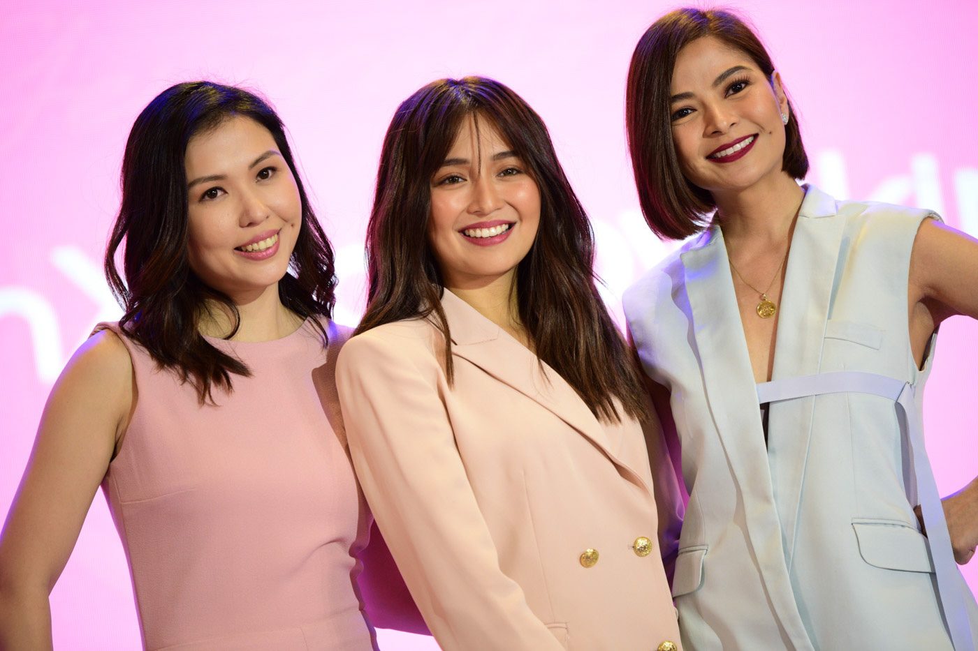 COLLABORATORS. Kathryn with Happy Skin's Jacque Gutierrez and Rissa Mananquil-Trillo.