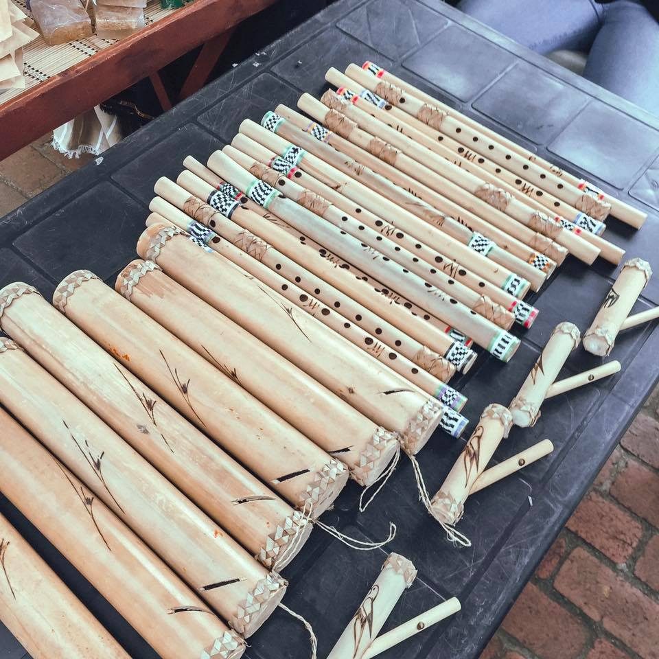 MORE BAMBOO. Other items made from bamboo like bird callers and flutes can be found at the market. Photo courtesy of Old Manila Eco Market 