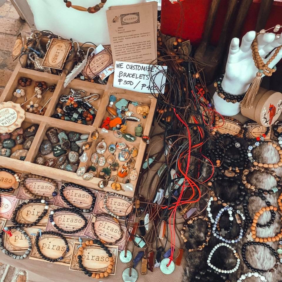 JEWELRY. These handmade jewelry can be customized upon request. Photo courtesy of Old Manila Eco Market 