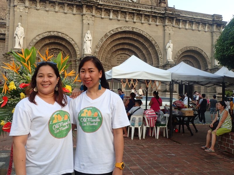 HOPEFUL FOR THE FUTURE. Old Manila Eco Market co-founders Shine de Castro and Sheila Leyva are hopeful that their efforts for the environment will be felt by the next generation.