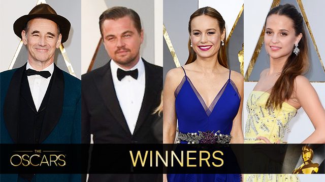 FULL LIST: Winners, Oscars 2016