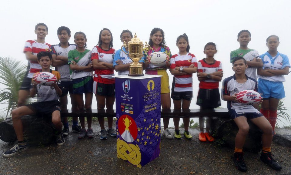 Rugby World Cup 2019 Trophy Tour hits Manila