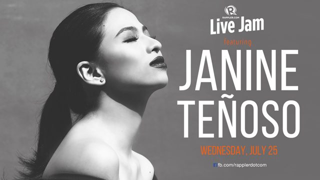 [WATCH] Rappler Live Jam: Janine Teñoso