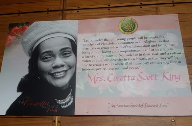 Coretta Scott King. 
