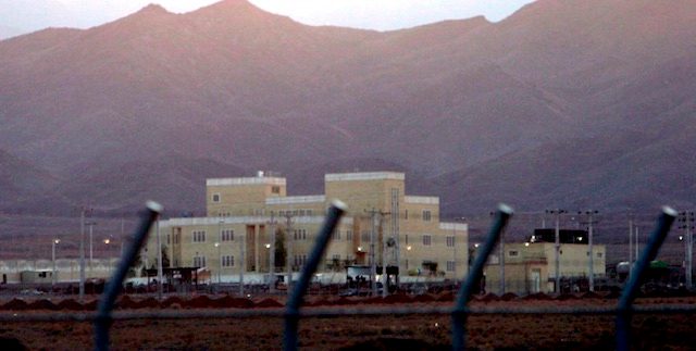 A file photograph dated 18 November 2005 shows the nuclear enrichment plant of Natanz in central Iran. Abedin Taherkenareh/EPA 