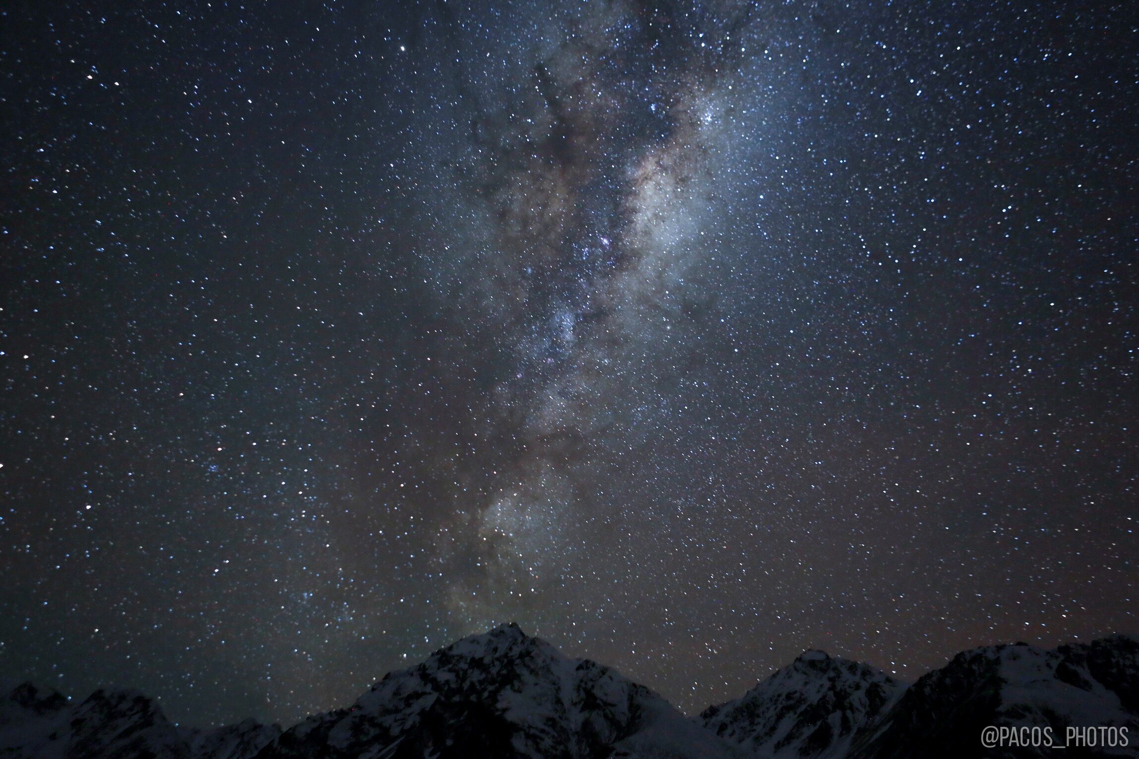 STARSTRUCK. The Milky Way over the mountains at Mt. Cook National Park. The local resort offers nightly stargazing tours, which allow you look at distant planets through high-powered telescopes. 