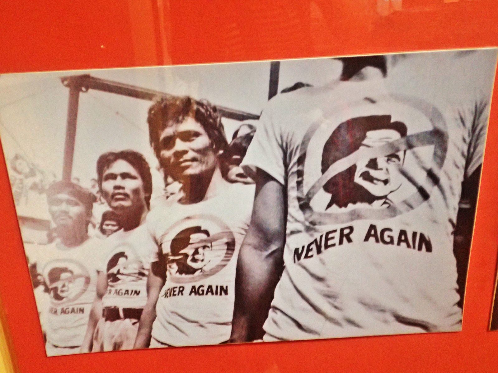 NEVER AGAIN. The fierce declaration of those who marched along EDSA.  