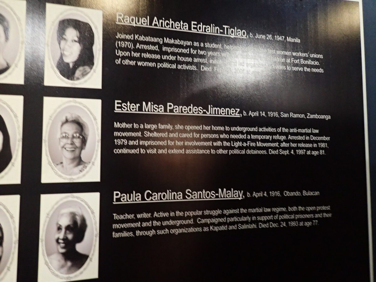 ZAMBOANGA HERO. Ester Paredes-Jimenez, whose story is shown here, offered her home as a place of refuge to the anti-Martial Law movement. 