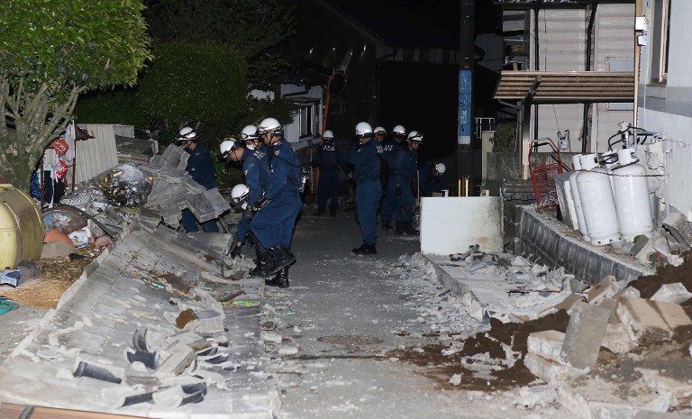 Rescuers search for survivors after deadly Japan quake