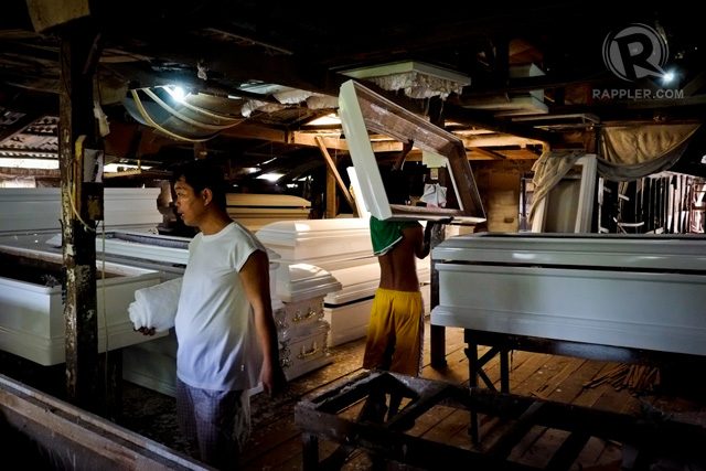 IN THE SHADOWS. The town supplies 70% of the country’s casket. But only 20% of the coffin-makers are registered businesses