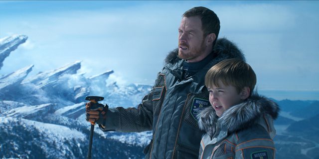 FATHER AND SON. Toby Stephens plays John Robinson (left) and Maxwell Jenkins plays Will Robinson in Netflix's 'Lost in Space.' Photo courtesy of Netflix 