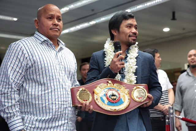 Ombudsman probes Dela Rosa’s Pacquiao-funded trip