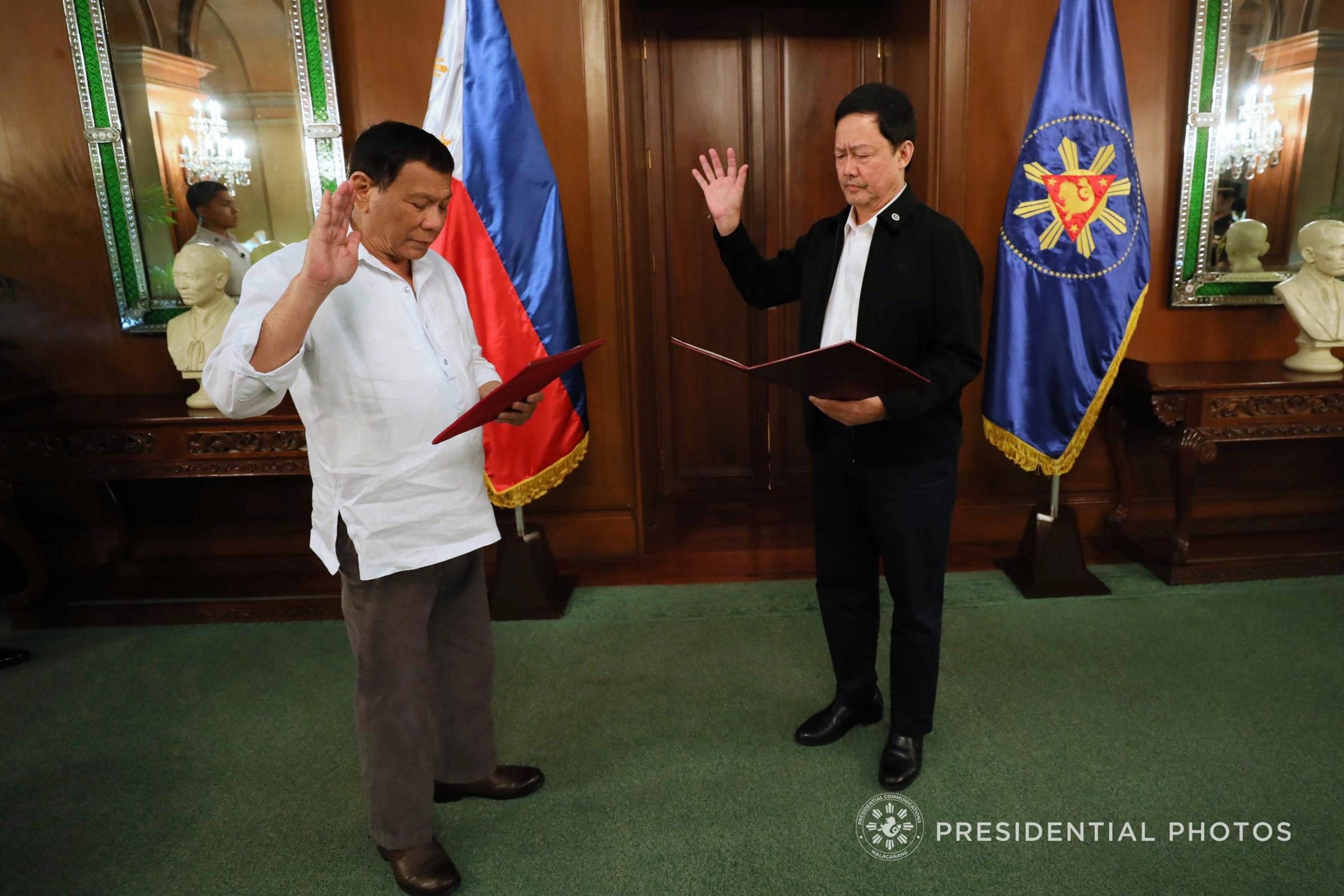 Duterte wants Guevarra to restore DOJ’s ‘dignified image’