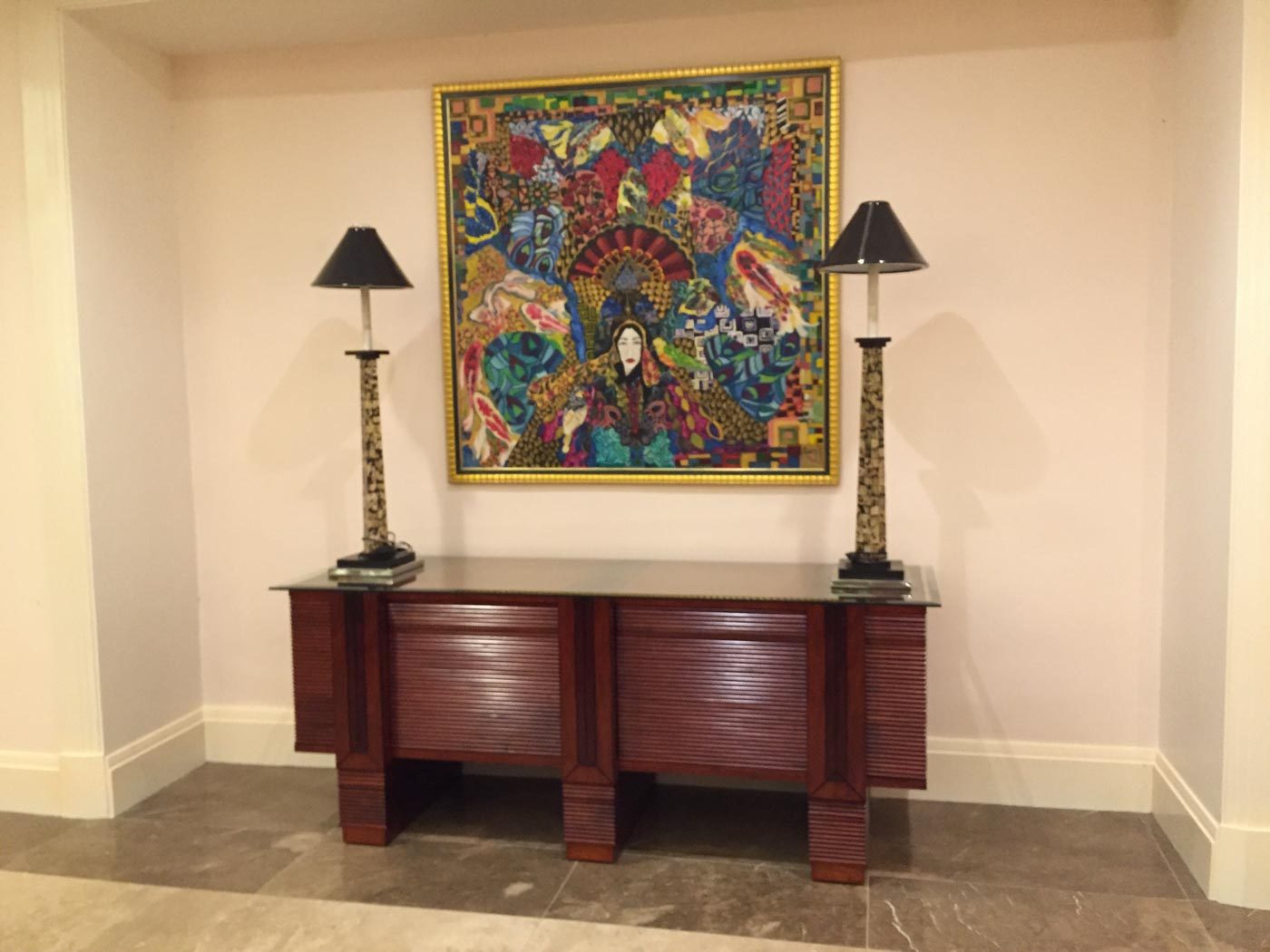 ART BY HEART. Celebrity Heart Evangelista's is among the many art pieces inside the house. Photo by Bea Cupin/Rappler 