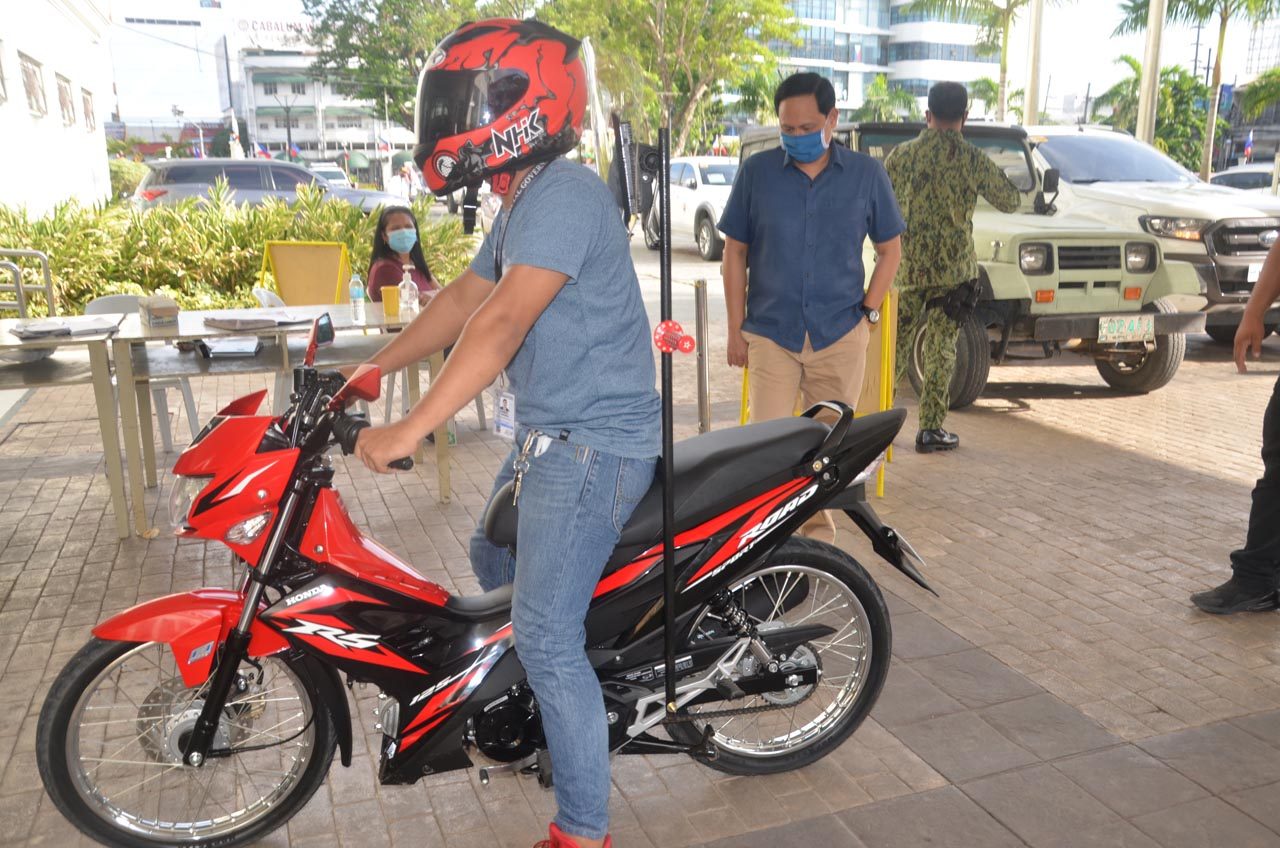 LOOK: Iloilo governor designs motorcycle with safety divider