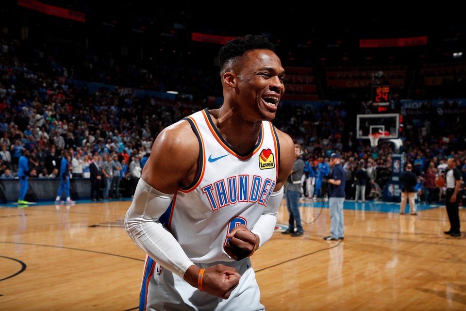 Westbrook becomes NBA’s second 20-20-20 man