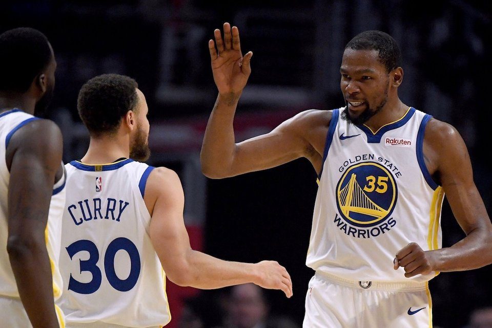 Kerr says Durant could play in NBA Finals on one practice