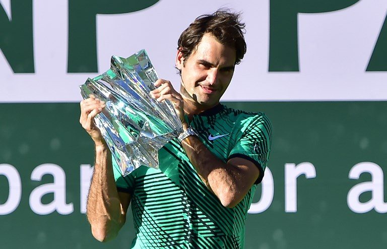 Swiss star Federer showing no signs of slowing