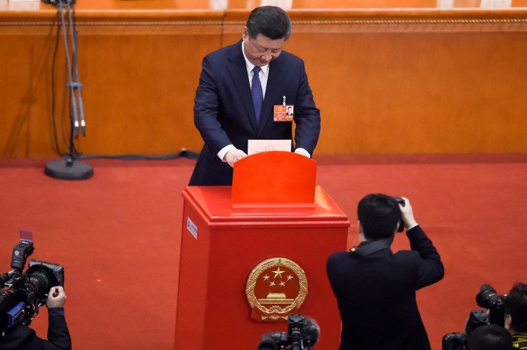 China’s parliament puts Xi on course to rule for life