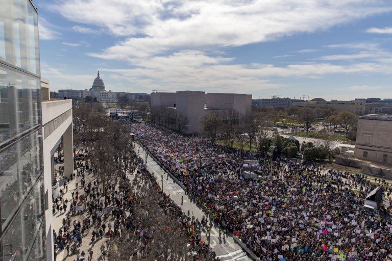 March for Our Lives: Student-led U.S. gun protests draw over a million
