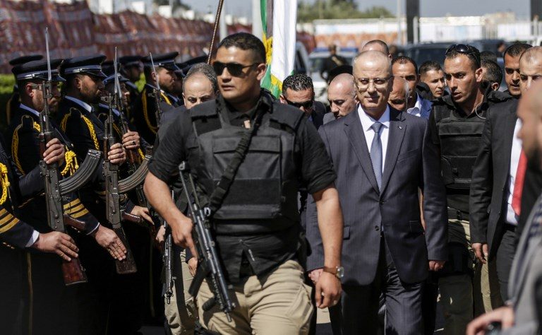 Blast targets Palestinian PM’s convoy during rare Gaza visit