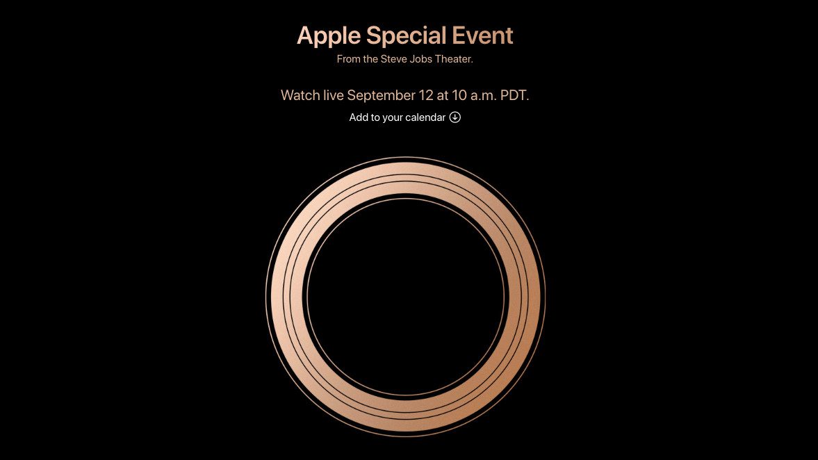 Here’s how you can watch Apple’s September 2018 keynote event
