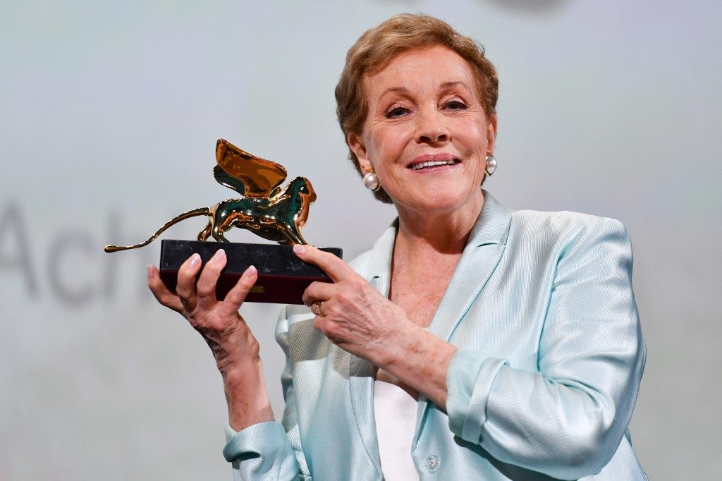 Julie Andrews honored with Venice lifetime achievement award